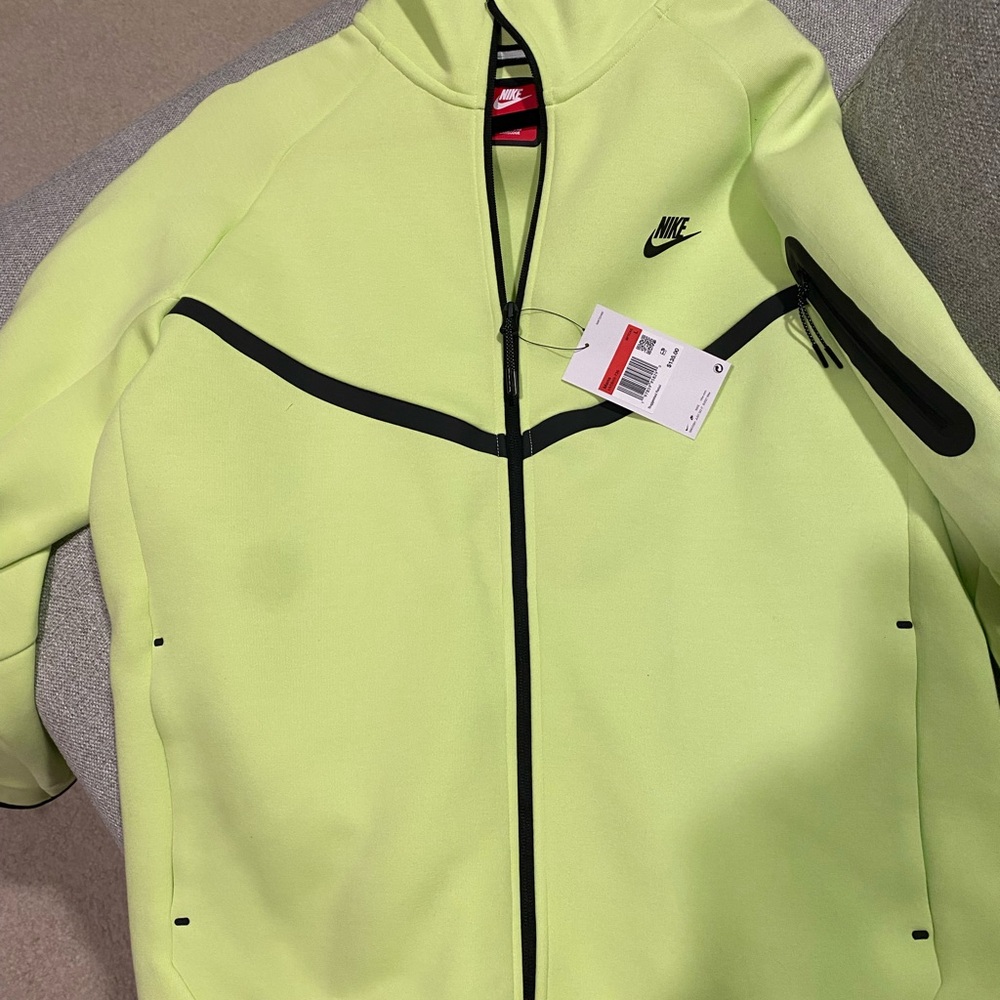 Nike Light Green Jacket with Black Trim